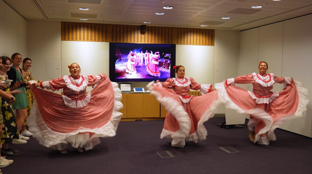 Salsa classes at Bring Your Culture to Work Day