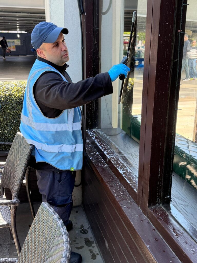 Radek Gabco, Vertical Cleaning Site Supervisor, who has been named a finalist in the Team Member of the Year category of the PFM Awards.